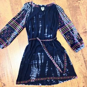Ivy Jane Blue Tie Dye Dress